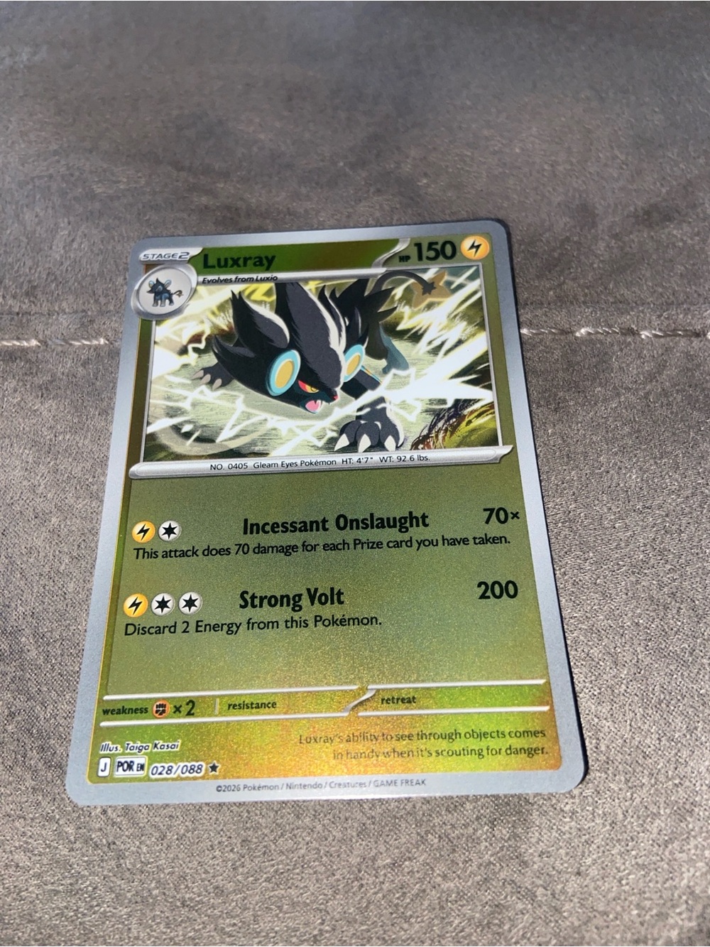 Luxray Rev Holo (028/088) Mega Evolution—Perfect Order